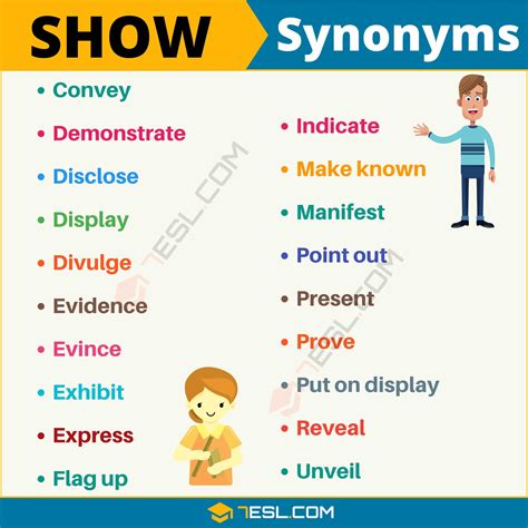 synonyms for prove|another word for shows.
